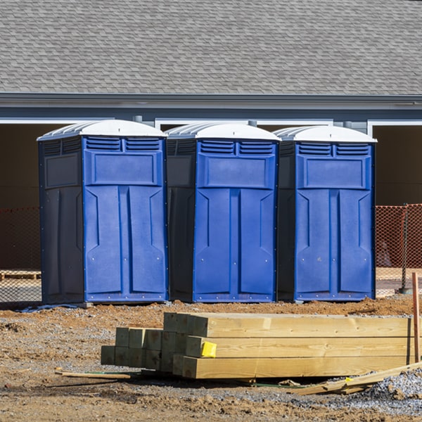 is there a specific order in which to place multiple porta potties in Jersey Illinois